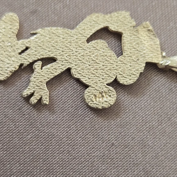 Vintage 14k Gold Mickey Mouse Pendant